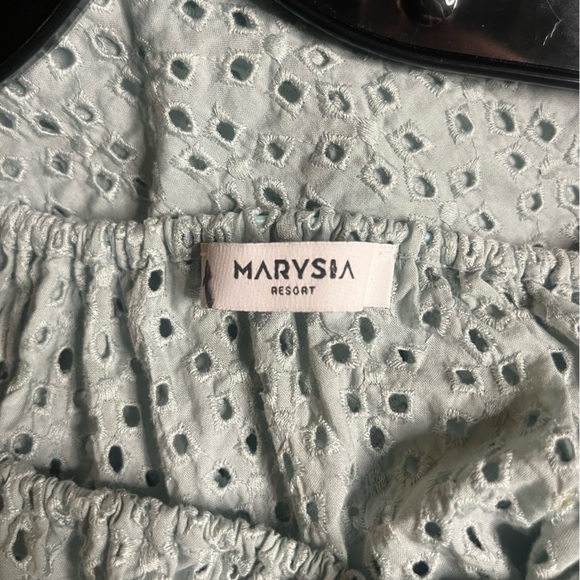 EUC MARYSIA- MOAB OFF-SHOULDER BRODERIE ANGLAISE DRESS. Size See Measurements - Picture 5 of 7